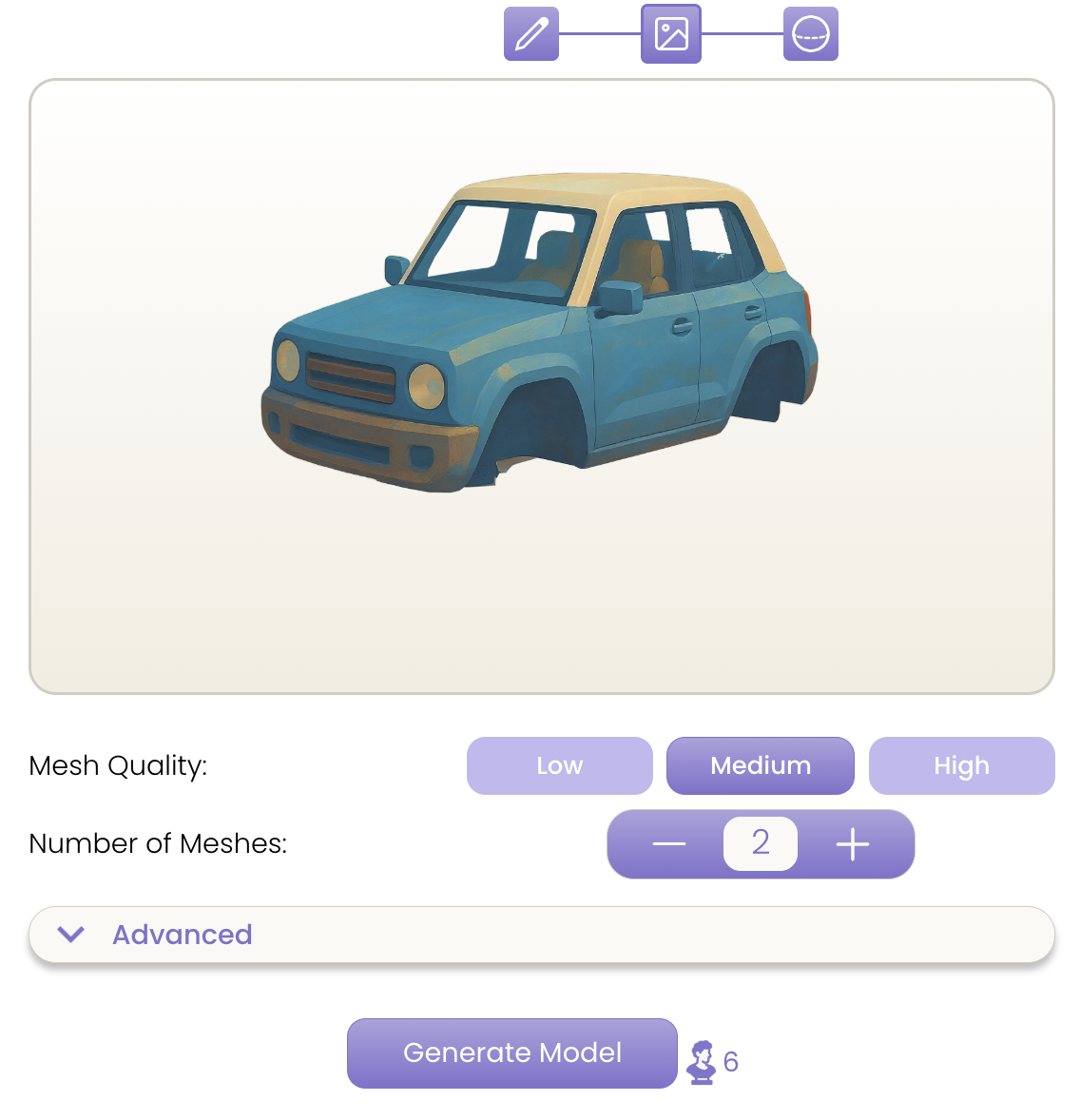 Customize mesh page